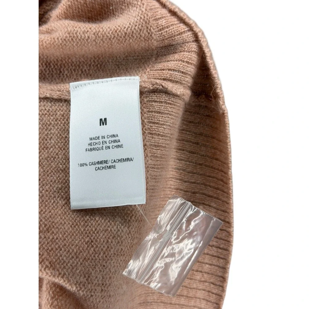 FAVORITE DAUGHTER Tawny Birch Cardigan Pink Cashmere Button Front Women's Size M